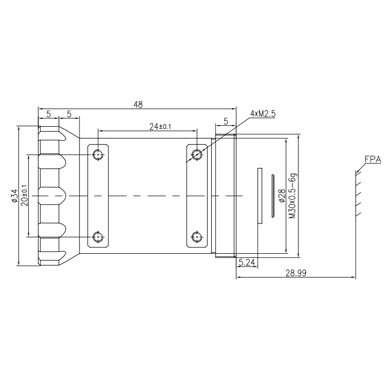 Drawings of 150mm F2.0 Athermal Lenses