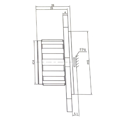  Drawings of 19mm F1.0 Infrared Manual Lenses