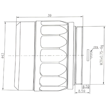 Drawings of 25mm F1.0 Infrared Manual Lenses