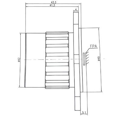 Drawings of 35mm F1.0 Infrared Manual Lenses