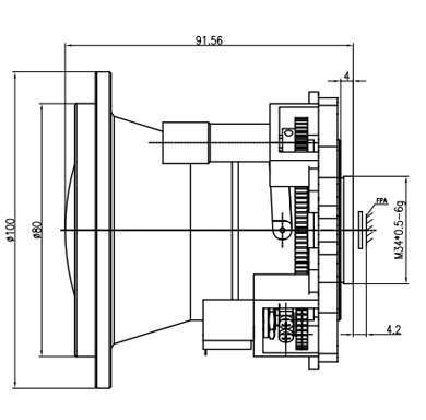 Drawings of 70mm F1.0 Motorized Lenses