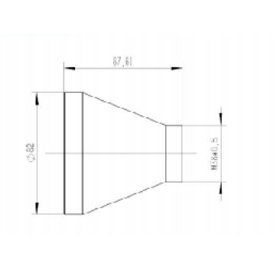 Drawings of 75mm F1.0 Infrared Athermal Lens